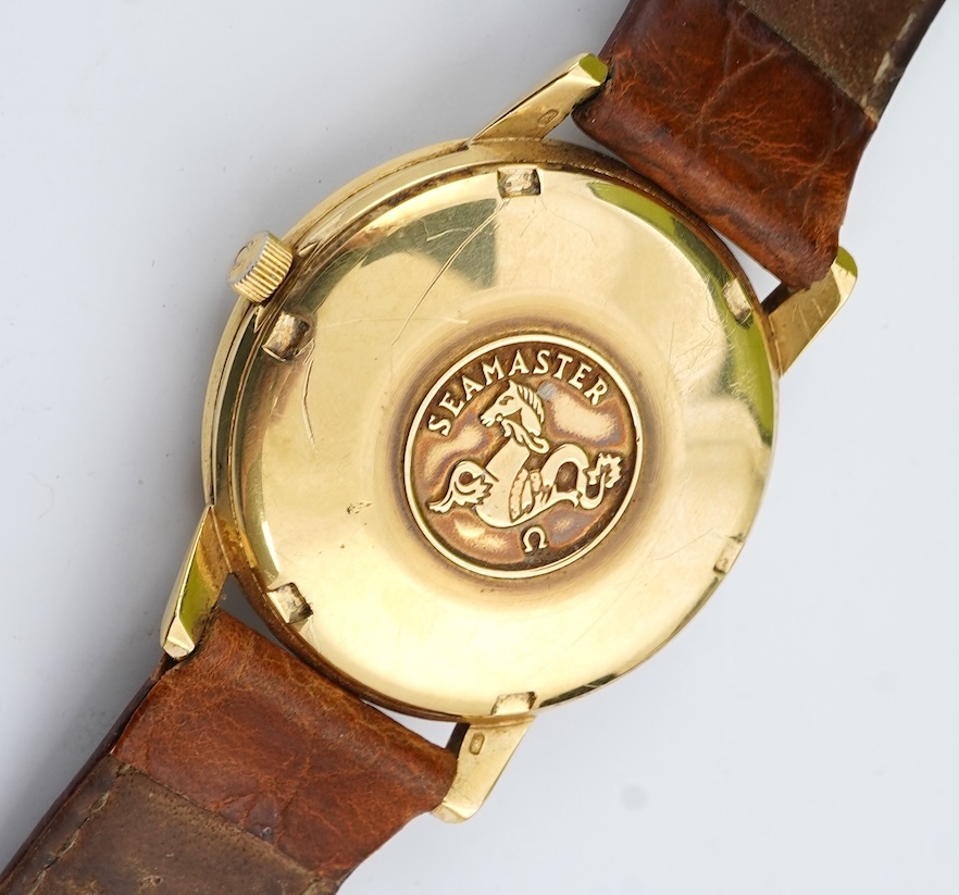 A gentleman's 1960's 18ct gold Omega Seamaster Automatic wrist watch